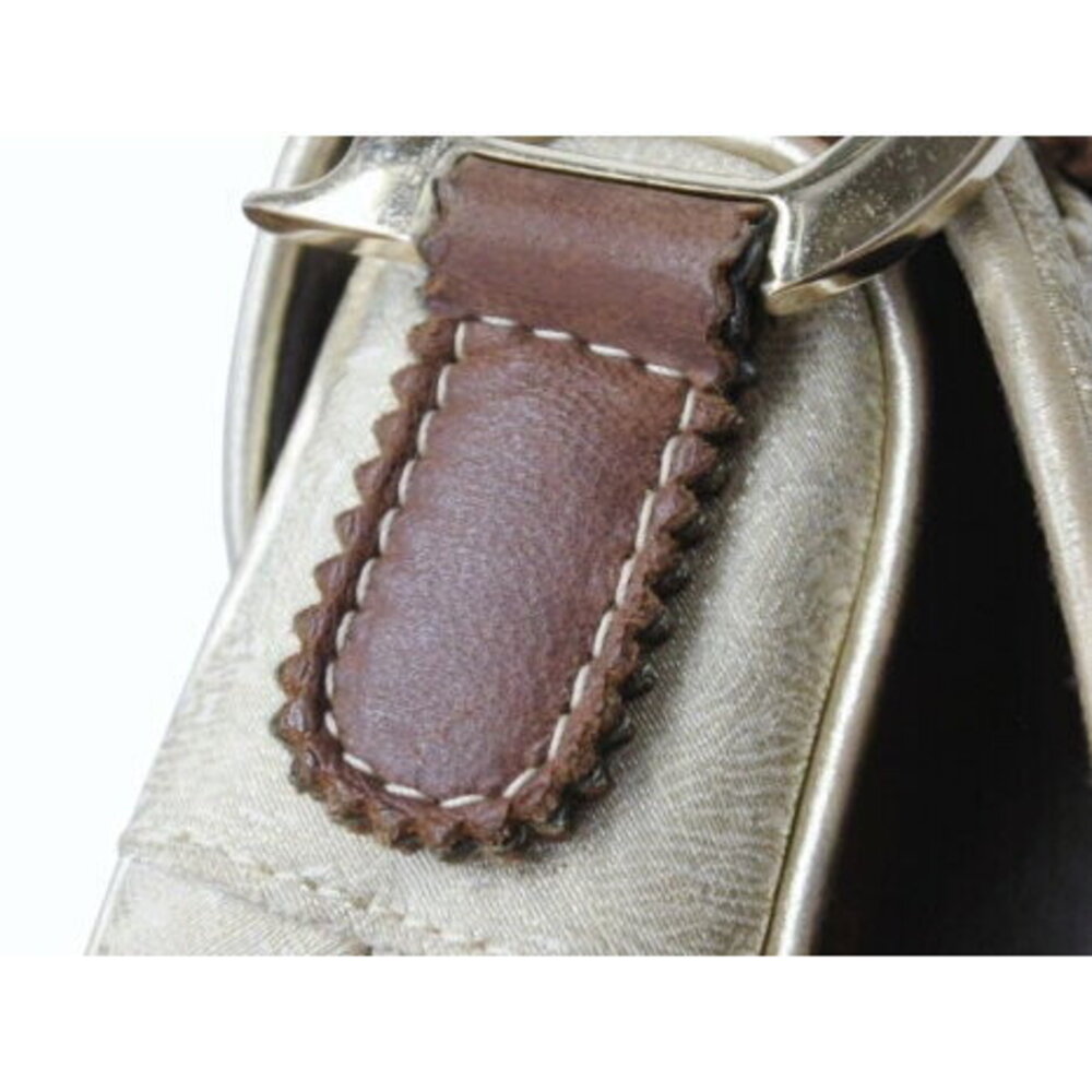CHRISTIAN DIOR Limited Edition Floral Flower Flower Saddle Bag Shoulder Brown - Picture 5 of 8